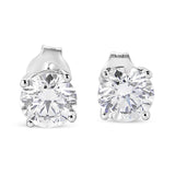 14K White Gold 1 3/4 Cttw Lab Grown Round Brilliant Diamond Solitaire Stud Earring (F-G Color, VS2-SI1 Clarity)-0 thumbnail 1