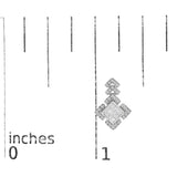 10K White Gold 3/5 Cttw Princess Diamond Geometric Drop Earrings-4 thumbnail 5