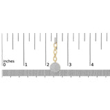 14K Yellow Gold 1.0 Cttw Diamond Chain Cluster Dangle Chain Earrings (I-J Color, I1-I2 Clarity)-4 thumbnail 5