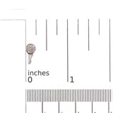 925 Sterling Silver 1/6ct TDW Diamond Charm Earrings-4 thumbnail 5
