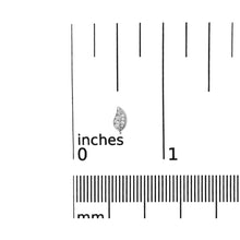 .925 Sterling Silver Diamond Accent Leaf Stud Earrings-4