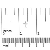.925 Sterling Silver Diamond Accent Knife Earrings (H-I Color, I2-I3 Clarity)-4 thumbnail 5