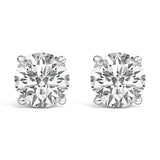 14K Gold Round Lab Grown Diamond Solitaire Stud Earrings with Screw Backs-19 thumbnail 27
