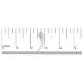 14K White Gold 1/4 Cttw Lab Grown Diamond Angel Wing Stud Earrings (F-G Color, VS1-VS2 Clarity)-4 thumbnail 5