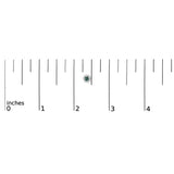 .925 Sterling Silver 1/3 Cttw White and Blue Diamond Halo Stud Earring-4 thumbnail 5