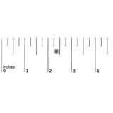 .925 Sterling Silver 1/2 Cttw Blue Diamond Halo Stud Earring-4 thumbnail 5