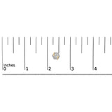 14K Yellow Gold Plated Silver 7/8 Cttw Lab Grown Diamond Hexagon Stud Earrings-4 thumbnail 5