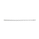 14K White Gold 1.00 Cttw Paperclip Link Bracelet-3 thumbnail 4