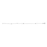 14K White Gold Alternating Blue Sapphire and Diamond Bezel Station Chain Bracelet - Size 7.5 inch-1 thumbnail 2