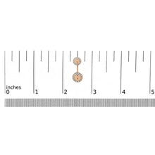 14K Rose Gold 1.00 Cttw Diamond Double Cone Jacket Stud Earring (G-H Color, SI1-SI2 Clarity)-4