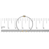 18K Yellow Gold Plated .925 Sterling Silver Diamond Accent Dragonfly Medallion Bangle Bracelet (I-J Color, SI1-SI2 Clarity) - 7.75 Inches