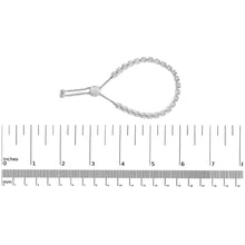 14K White Gold 6.00 Cttw Diamond 4”-10” Adjustable Bolo Tennis Bracelet (I-J Color, I1-I2 Clarity)-4