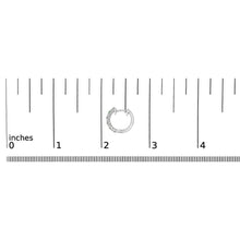 10K White Gold Alternating Emerald 1/10 Cttw Diamond Huggy Hoop Earrings (I-J Color, I1-I2 Clarity)-4