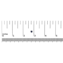 10K White Gold 3.25mm x 3.25mm Round Blue Sapphire and 1/10 Cttw Diamond Halo Stud Earrings (I-J Color, I1-I2 Clarity)-4