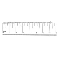 14K White Gold 2.0 Cttw Princess and Round Diamond Bar and Link Bracelet (I-J Color, I1-I2 Clarity) - 7.25