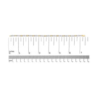 10k Yellow Gold 1.00 Cttw Diamond 3 Stone Link Bracelet (I-J Color, I1-I2 Clarity) -7.25
