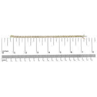 14K Yellow Gold 4.00 Cttw Diamond Triangle Link Tennis Bracelet (H-I Color, I1-I2 Clarity) - 7