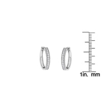 10KT White Gold Diamond Hoop Earring (1.00 cttw, H-I Color, I1-I2 Clarity)