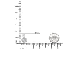 .925 Sterling Silver 1/2 Cttw Diamond Dangle Miligrain Earring (I-J Color, I2-I3 Clarity)-3