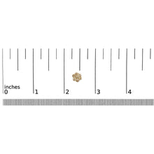 14K Yellow Gold 1.0 Cttw Diamond Floral Stud Earrings (J-K Color, VS2-SI1 Clarity)-4