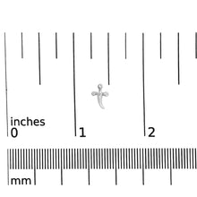 .925 Sterling Silver Diamond Accent Knife Earrings (H-I Color, I2-I3 Clarity)-4