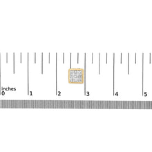 14K Yellow Gold 1.0 Cttw Princess Cut Diamond Composite Stud Earrings with Screw Backs (J-K Color, SI1-SI2 Clarity)-4