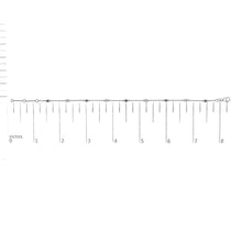 14K White Gold Alternating Blue Sapphire and White Diamond Bezel Station Chain Bracelet (I-J Color, SI2-I1 Clarity) - 8" Inches-4