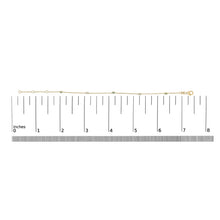 14K Yellow Gold Alternating Green Emerald and Diamond Bezel Station Chain Bracelet - Size 7.5 inch-4