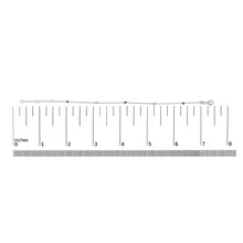 14K White Gold Alternating Blue Sapphire and Diamond Bezel Station Chain Bracelet - Size 7.5 inch-4