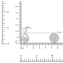 .925 Sterling Silver Diamond Accent Infinity 18" Pendant Necklace (I-J color, I2-I3 clarity)-4