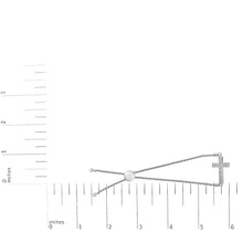 .925 Sterling Silver Diamond Accent Cross Bolo Bracelet (I-J Color, I1-I2 Clarity) - 7"-4