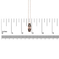 10K Rose Gold 1/4 Cttw White and Chocolate Brown Diamond Infinity Twist Pendant Necklace (I-J Color, I1-I2 Clarity)