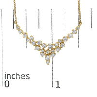 14K Yellow Gold 1/2 Cttw Diamond Scattered 