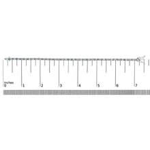 14K White Gold 4.0 Cttw Alternating White and Blue Lab Grown Diamond Tennis Bracelet - 7" inches-4