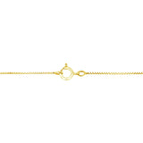 10K Yellow Gold 4.0 Cttw Diamond Two Row Cross 18