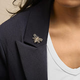 14K Yellow Gold Diamond Accent Bumble Bee Brooch Convertible Pendant-2 thumbnail 3