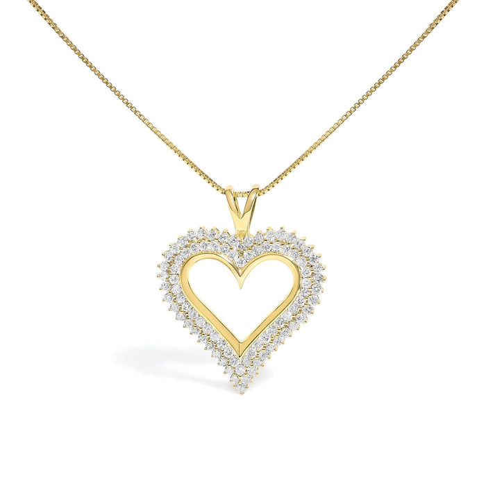 .925 Sterling Silver Diamond Heart 18