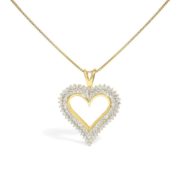 .925 Sterling Silver Diamond Heart 18