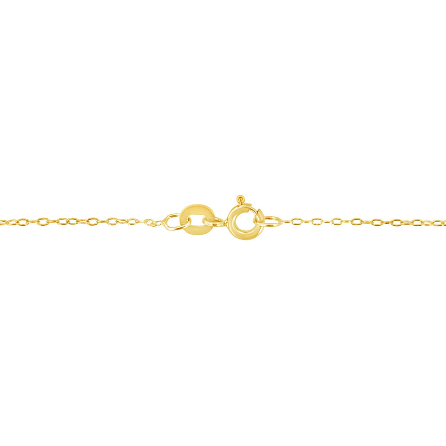 14K Yellow Gold Plated .925 Sterling Silver 4.0 Cttw Diamond Shadow Frame Heart 18