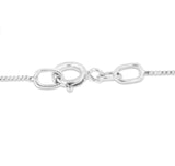 10k Rose Gold and Sterling Silver 1/10ct TDW Round Cut Diamond Interlocked Heart and Ribbon Pendant Necklace (H-I, I1-I2)-2 thumbnail 3