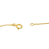 14K Yellow Gold 1 1/4 cttw Princess and Baguette Cut Geometric Inspired Diamond Pendant Necklace (H-I, VS1-VS2)-3 thumbnail 4
