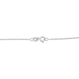 .925 Sterling Silver 1/4 cttw Diamond Infinity Pendant Necklace (I-J, I2-I3)-3 thumbnail 4