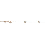 10K Rose Gold 1/5 Carat Round Brilliant-Cut Diamond Modern Bezel-Set Solitaire 16