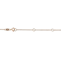 10K Rose Gold 1/5 Carat Round Brilliant-Cut Diamond Modern Bezel-Set Solitaire 16