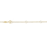 10K Yellow Gold 3/10 Carat Round Brilliant-Cut Diamond Modern Bezel-Set Solitaire 16