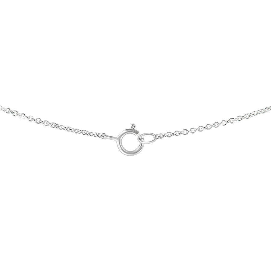 IGI Certified 10K White Gold 1/2 cttw Lab Grown Oval Shape Solitaire Diamond East West 18