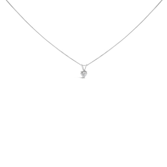 925 sterling silver necklace with 4 princess-cut green diamond stones