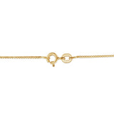 14K Yellow Gold Plated .925 Sterling Silver 1.0 Cttw Champagne Diamond Heart Pendant Necklace (K-L Color, I1-I2 Clarity) - 18