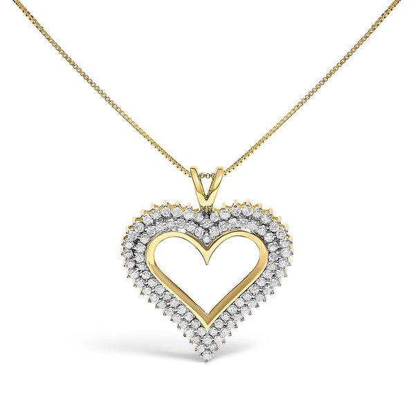 .925 Sterling Silver Diamond Heart 18