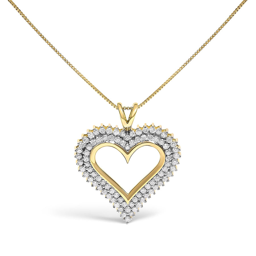 .925 Sterling Silver Diamond Heart 18